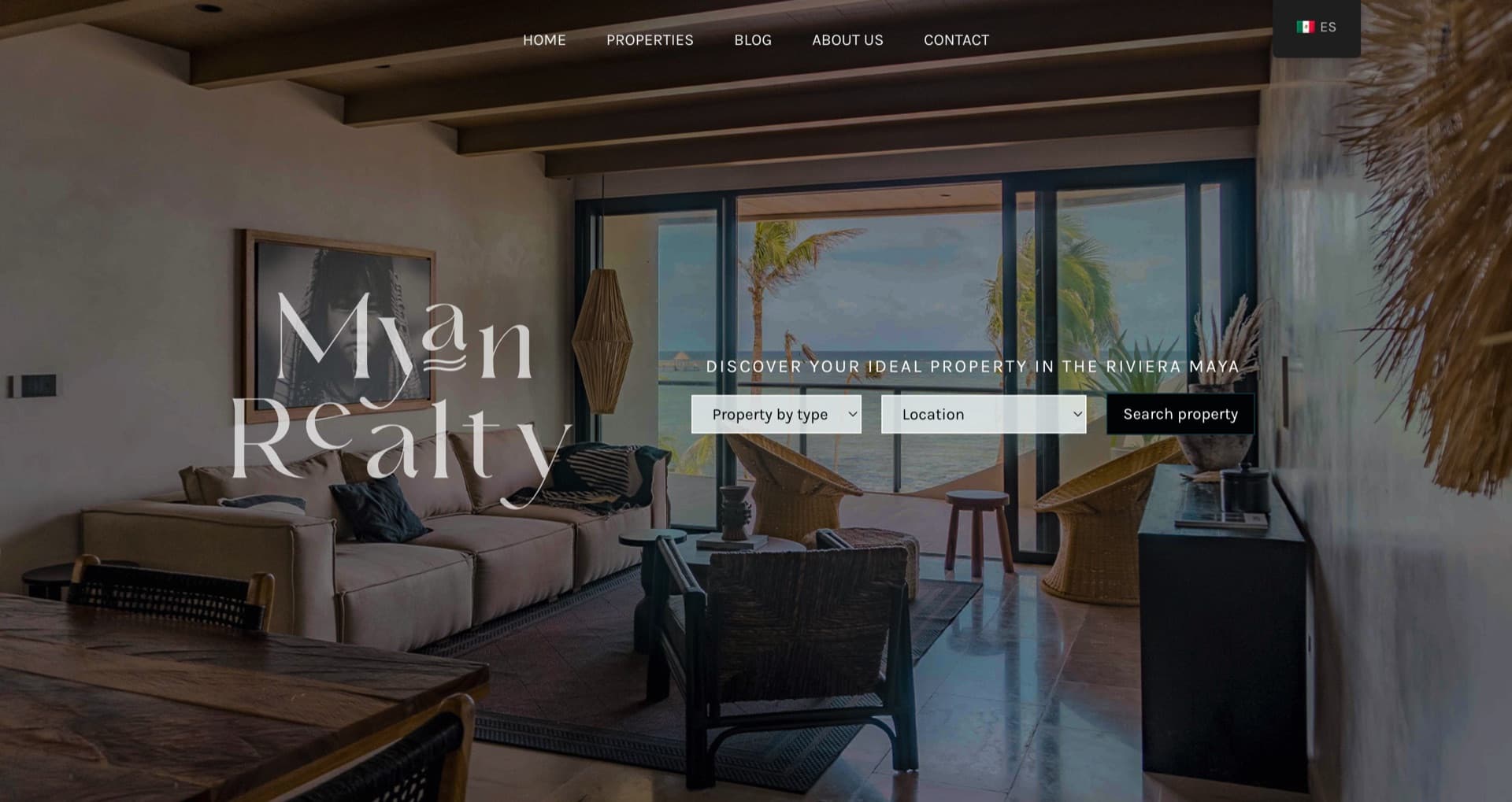 Myan Realty — website screenshot
